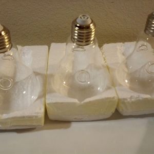 SIMULATED BULBS   DECORATIVE 6" for Succulents,  Fairy Gardens, Artificial pl…